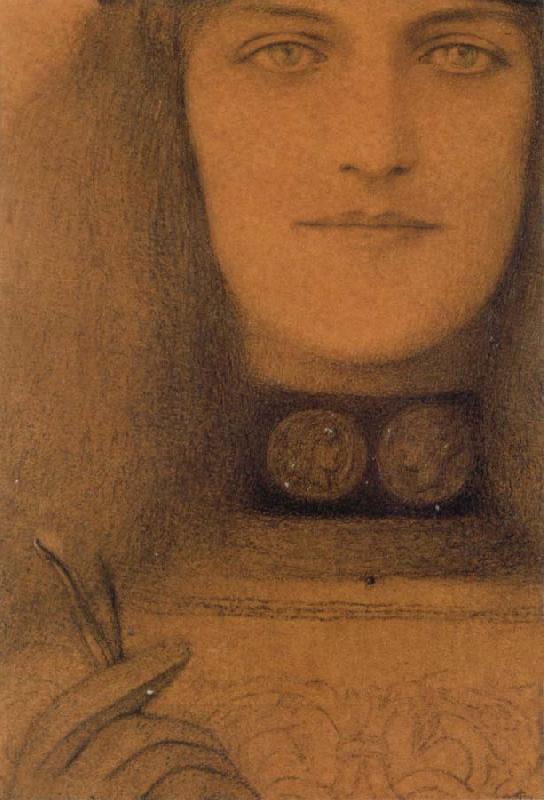 Fernand Khnopff Necklace With Medallions China oil painting art